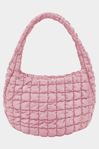 Quilted Puffer Shoulder Crossbody Cloud Bag (2 Options)