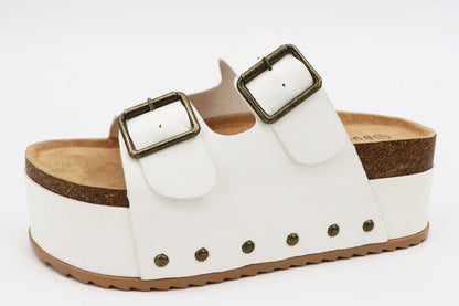 Thick Bottom Clog Sole Buckle Sandals
