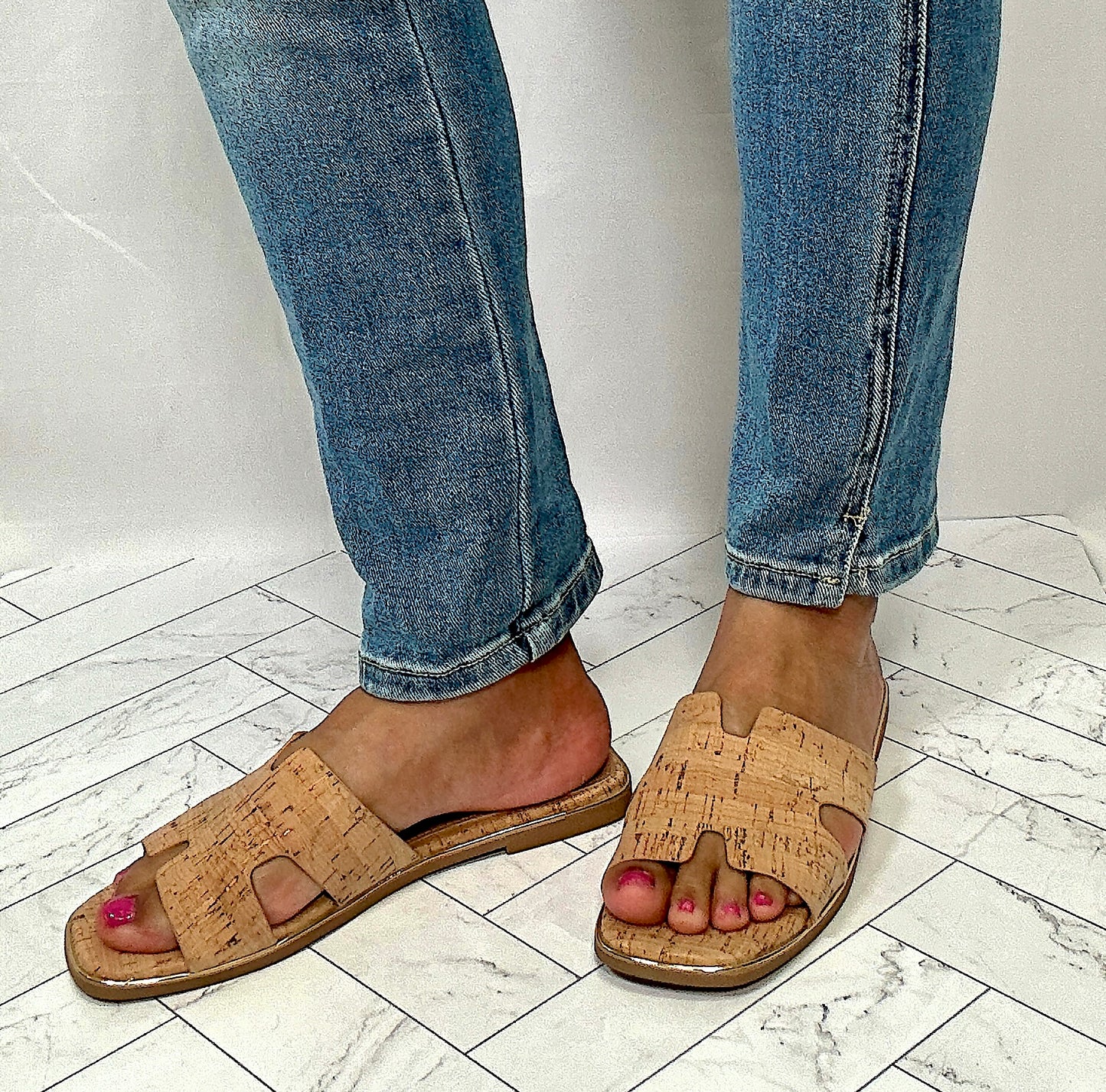 Walking in Comfort Corkys Picture Perfect Flat Sandals (3 Options)