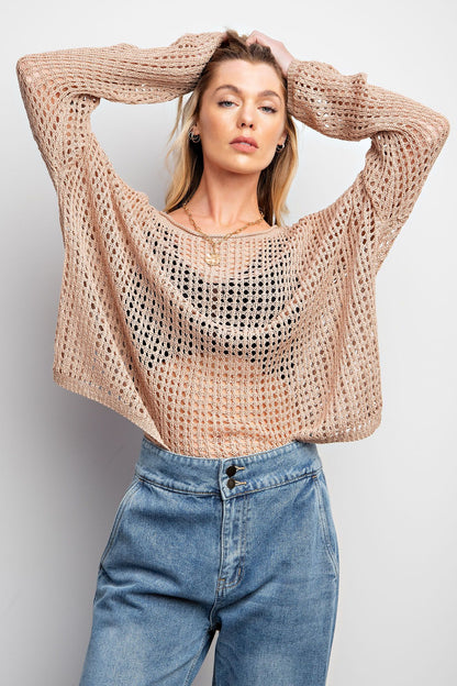 Open Knitted Sweater (2 Options)